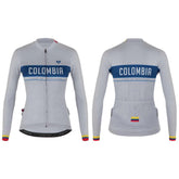 Jersey Ciclismo M/L Mujer GW Colombia Escalador Gris